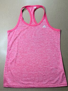 Adidas Climalite Pink Racerback Athletic Tank Top Small